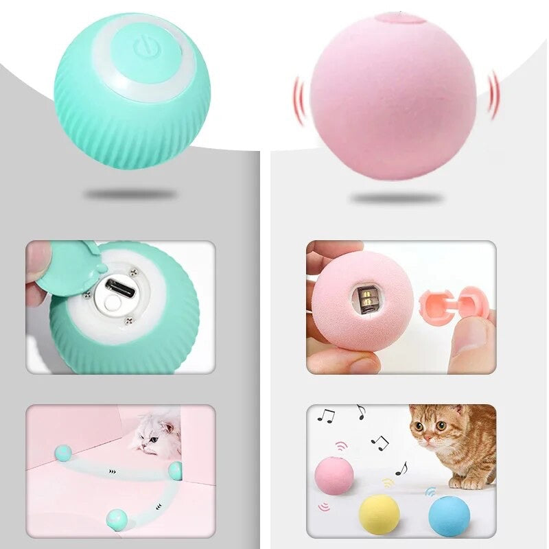 Rolling Smart Ball For Cats